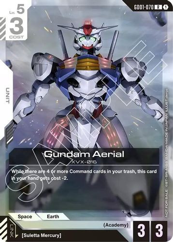 [GD01-070](R) Gundam Aerial {Store Tournament Participant Pack 01} {Foil}