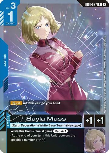 [GD01-087](R) Sayla Mass {Store Tournament Participant Pack 01} {Foil}