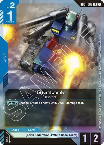 [GD01-008](UC) Guntank {Championship Participation Pack 01} {Foil}