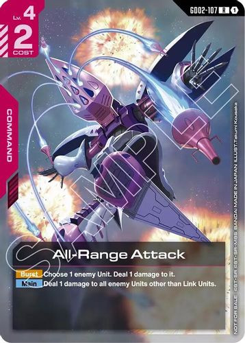 [GD02-107](R) All-Range Attack (Newtype Challenge 2025 Mission 3) {Newtype Challenge 2025 Mission 3} {Foil}