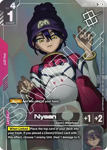 [GD03-092](U+) Nyaan {Store Tournament Winner Pack 03} {Foil}