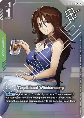 [ST07-014](C+) Tactical Visionary {Store Tournament Winner Pack 03} {Alt Art} {Foil}