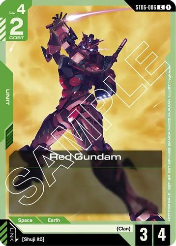 [ST06-006](C) Red Gundam {Boost Kit 01} {Foil}