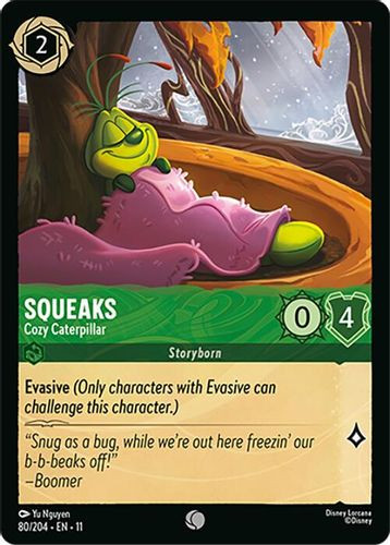 [LOR11-080/204](C) Squeaks - Cozy Caterpillar