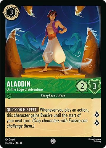 [LOR11-081/204](C) Aladdin - On the Edge of Adventure