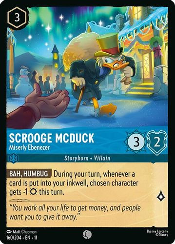 [LOR11-160/204](C) Scrooge McDuck - Miserly Ebenezer