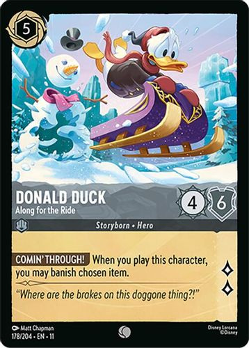 [LOR11-178/204](C) Donald Duck - Along for the Ride