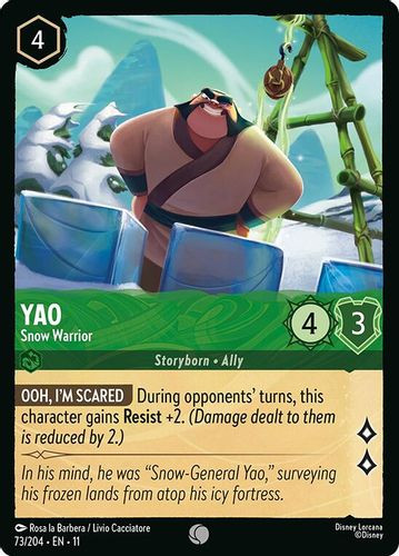 [LOR11-073/204](C) Yao - Snow Warrior (Foil)