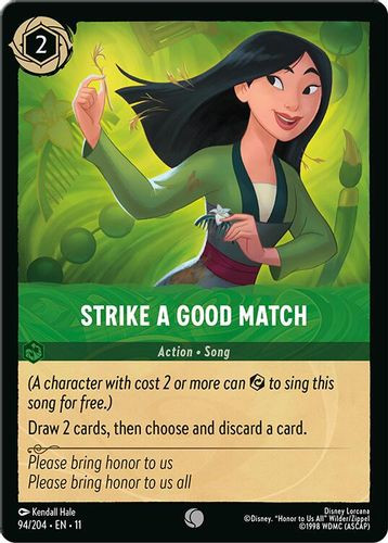 [LOR11-094/204](C) Strike a Good Match (Foil)