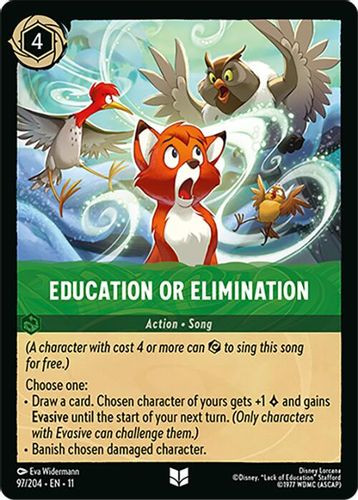 [LOR11-097/204](U) Education or Elimination (Foil)