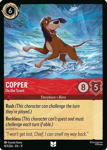 [LOR11-107/204](U) Copper - On the Scent (Foil)