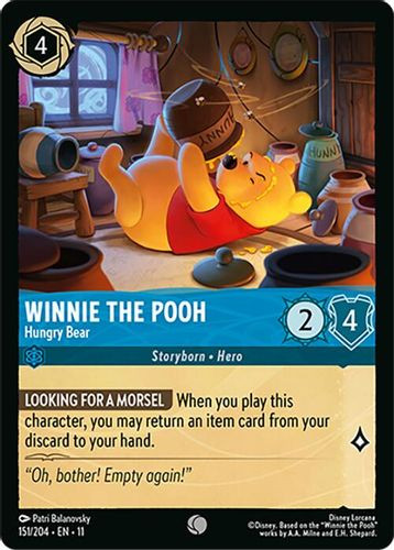 [LOR11-151/204](C) Winnie the Pooh - Hungry Bear (Foil)