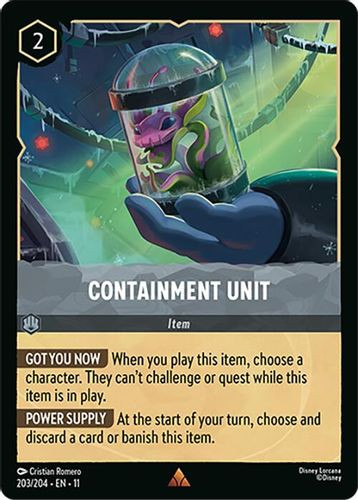 [LOR11-203/204](R) Containment Unit