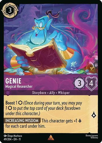 [LOR11-049/204](R) Genie - Magical Researcher (Foil)