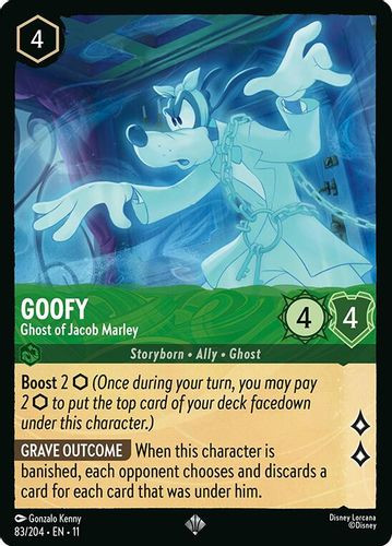 [LOR11-083/204](SR) Goofy - Ghost of Jacob Marley (Foil)