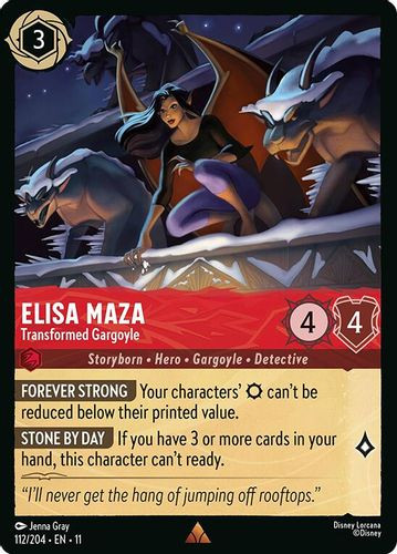 [LOR11-112/204](R) Elisa Maza - Transformed Gargoyle (Foil)