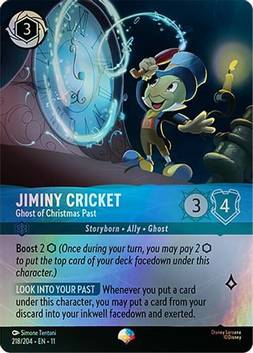 [LOR11-218/204](EP) Jiminy Cricket - Ghost of Christmas Past (Foil)