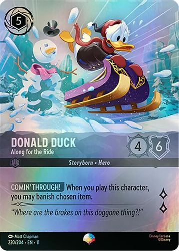 [LOR11-220/204](EP) Donald Duck - Along for the Ride (Foil)