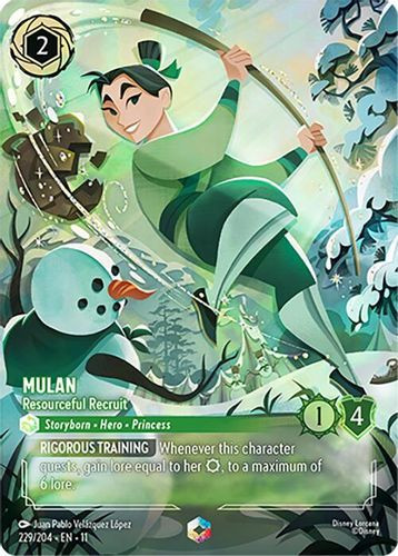 [LOR11-229/204](E) Mulan - Resourceful Recruit (Foil)