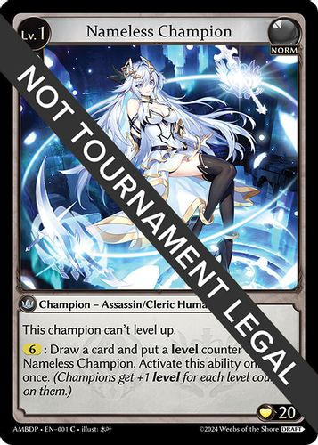 |GA05|<1st>[AMBDP-EN-01](C) Nameless Champion (Assassin/Cleric)