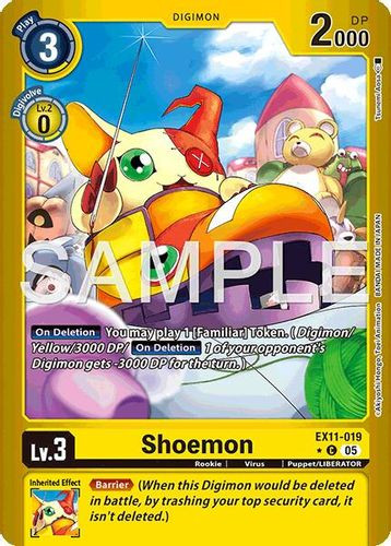 [EX11-019](C) Shoemon (1 Star Color Frame) (Foil)