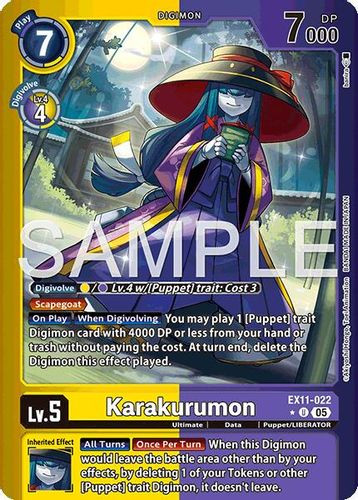 [EX11-022](U) Karakurumon (1 Star Color Frame) (Foil)
