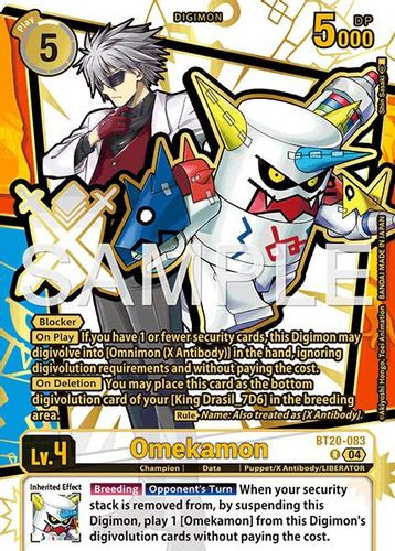[BT20-083](R) Omekamon (Special Edition) (Foil)