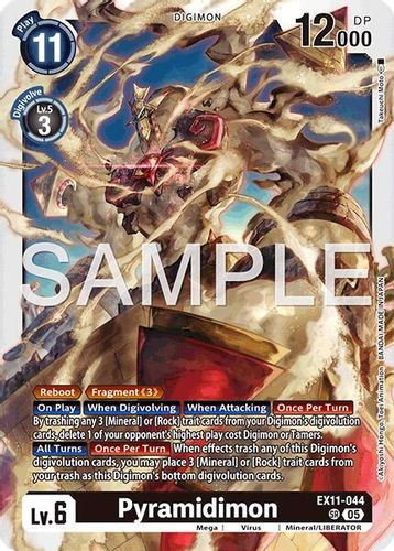 [EX11-044](SR) Pyramidimon (Foil)