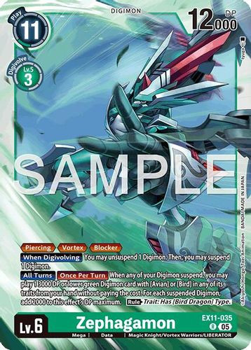 [EX11-035](R) Zephagamon (Foil)