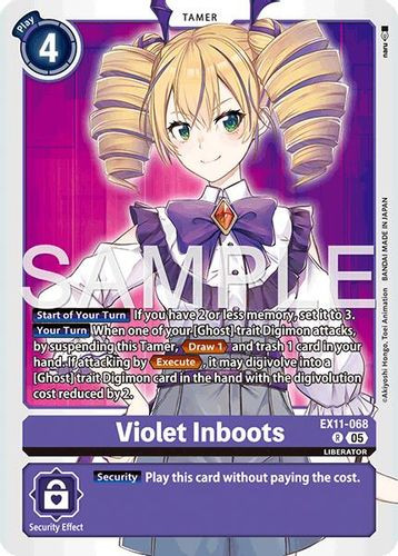 [EX11-068](R) Violet Inboots (Foil)