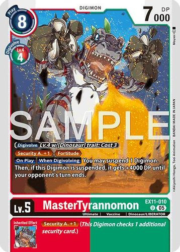 [EX11-010](U) MasterTyrannomon