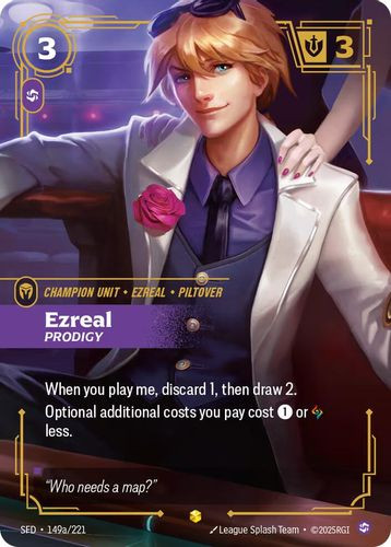 |RB02|[SFD-149a/221](AA) Ezreal - Prodigy {Alt Art} {Foil}