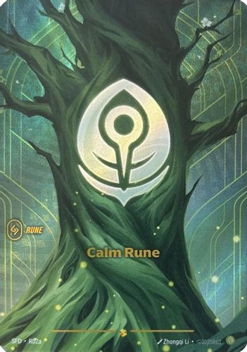 |RB02|[SFD-R02a/02a](AA) Calm Rune {Alt Art} {Foil}