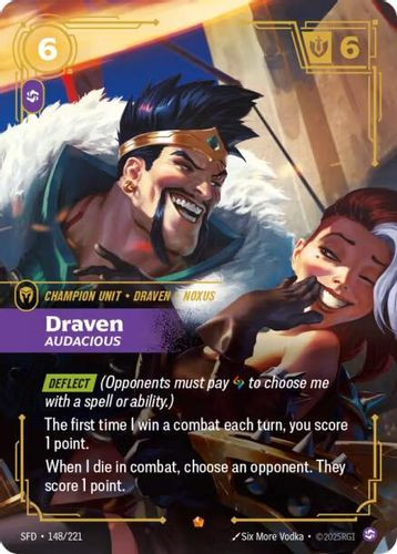 |RB02|[SFD-148/221](E) Draven - Audacious {Foil}