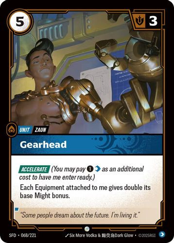 |RB02|[SFD-068/221](C) Gearhead {Foil}