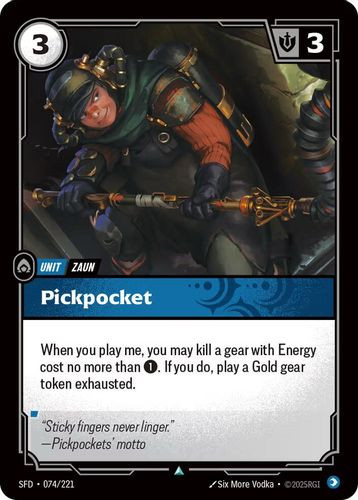 |RB02|[SFD-074/221](U) Pickpocket {Foil}