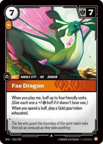 |RB02|[SFD-101/221](U) Fae Dragon {Foil}