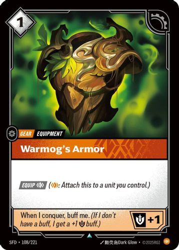 |RB02|[SFD-108/221](U) Warmog's Armor {Foil}