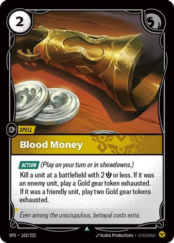 |RB02|[SFD-162/221](U) Blood Money {Foil}