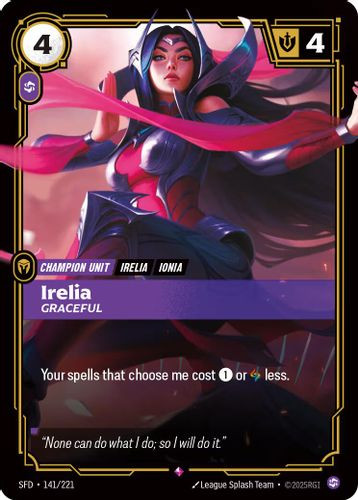 |RB02|[SFD-141/221](R) Irelia - Graceful {Foil}