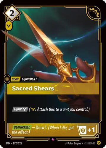 |RB02|[SFD-172/221](R) Sacred Shears {Foil}