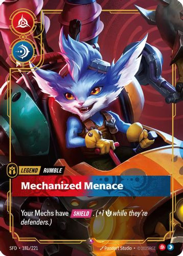 |RB02|[SFD-181/221](R) Rumble - Mechanized Menace {Foil}