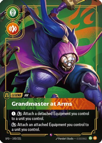 |RB02|[SFD-193/221](R) Jax - Grandmaster At Arms {Foil}