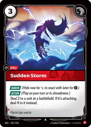 |RB02|[SFD-017/221](U) Sudden Storm