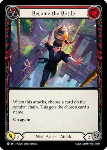 [FAB19 1st][PEN-037](C) Become The Bottle (Red)