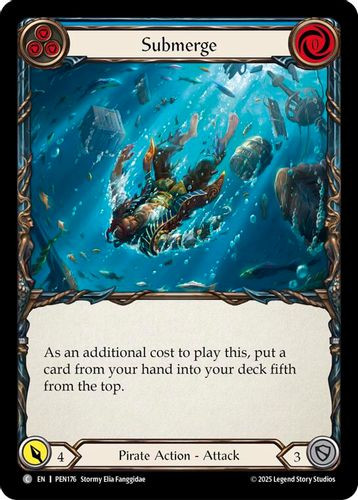 [FAB19 1st][PEN-176](C) Submerge (Blue)