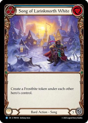 [FAB19 1st][PEN-150](R) Song Of Larinkmorth White (Blue)