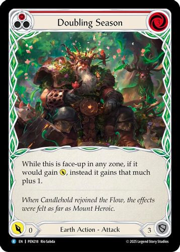 [FAB19 1st][PEN-218](R) Doubling Season (Red)