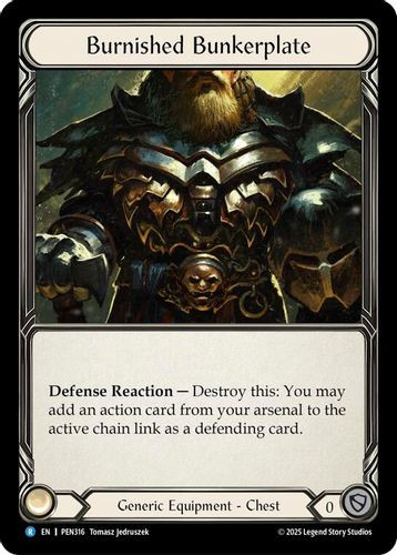 [FAB19 1st][PEN-316](R) Burnished Bunkerplate