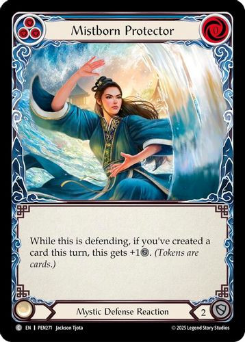 [FAB19 1st][PEN-271](C) Mistborn Protector (Blue) (Rainbow Foil)